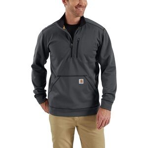 Carhartt Dark Grey Half-Zip Sweatshirt size 2XL
